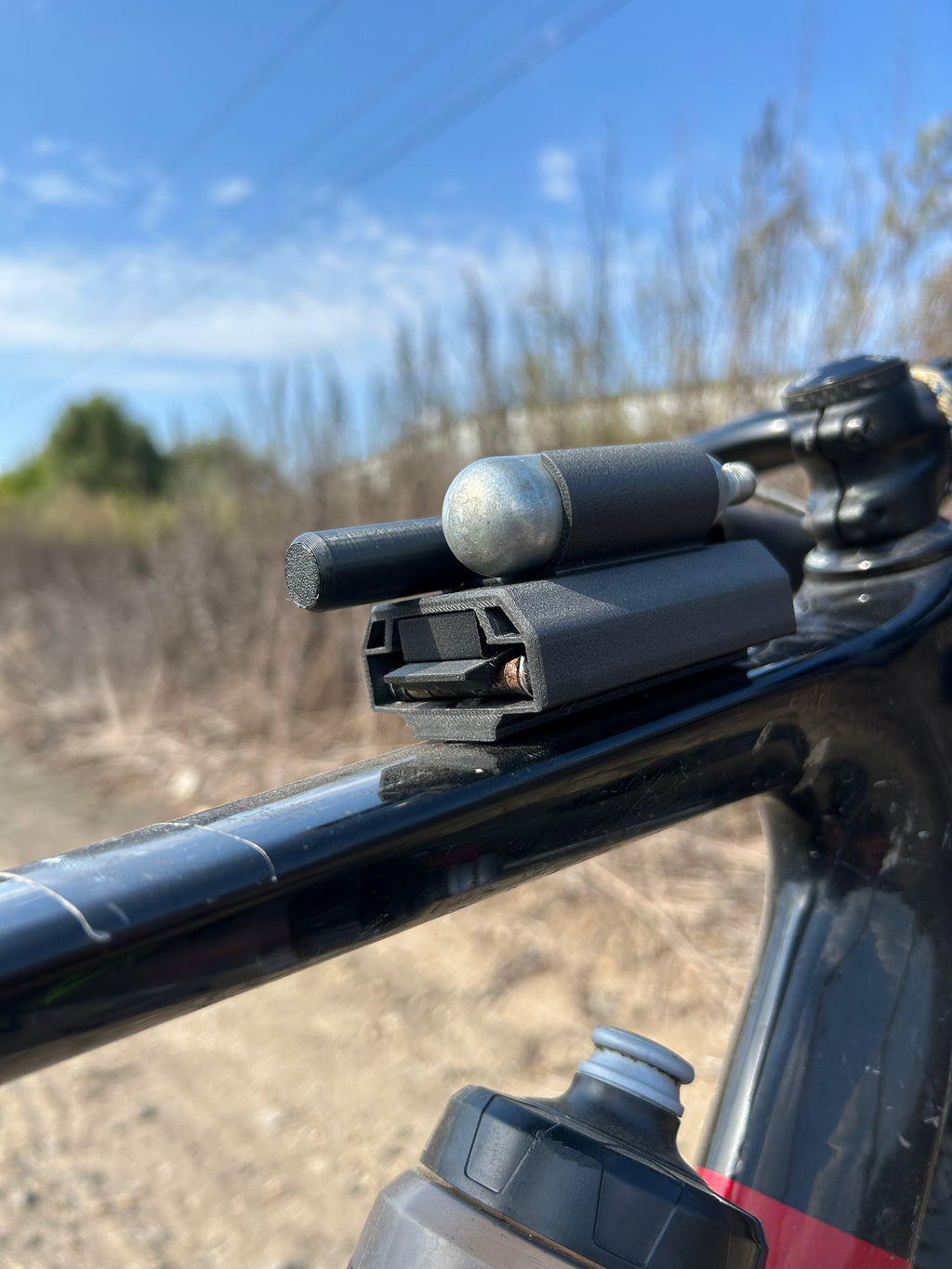 Ultimate Bike Flat Repair Mount | CO2, Q-Plug & Dawn to Dusk Multi Lite Holder